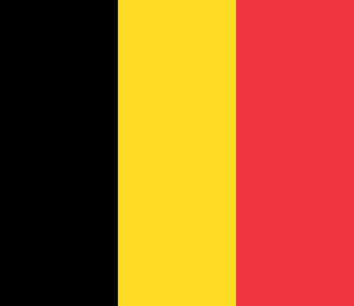 Belgium flag boot sticker